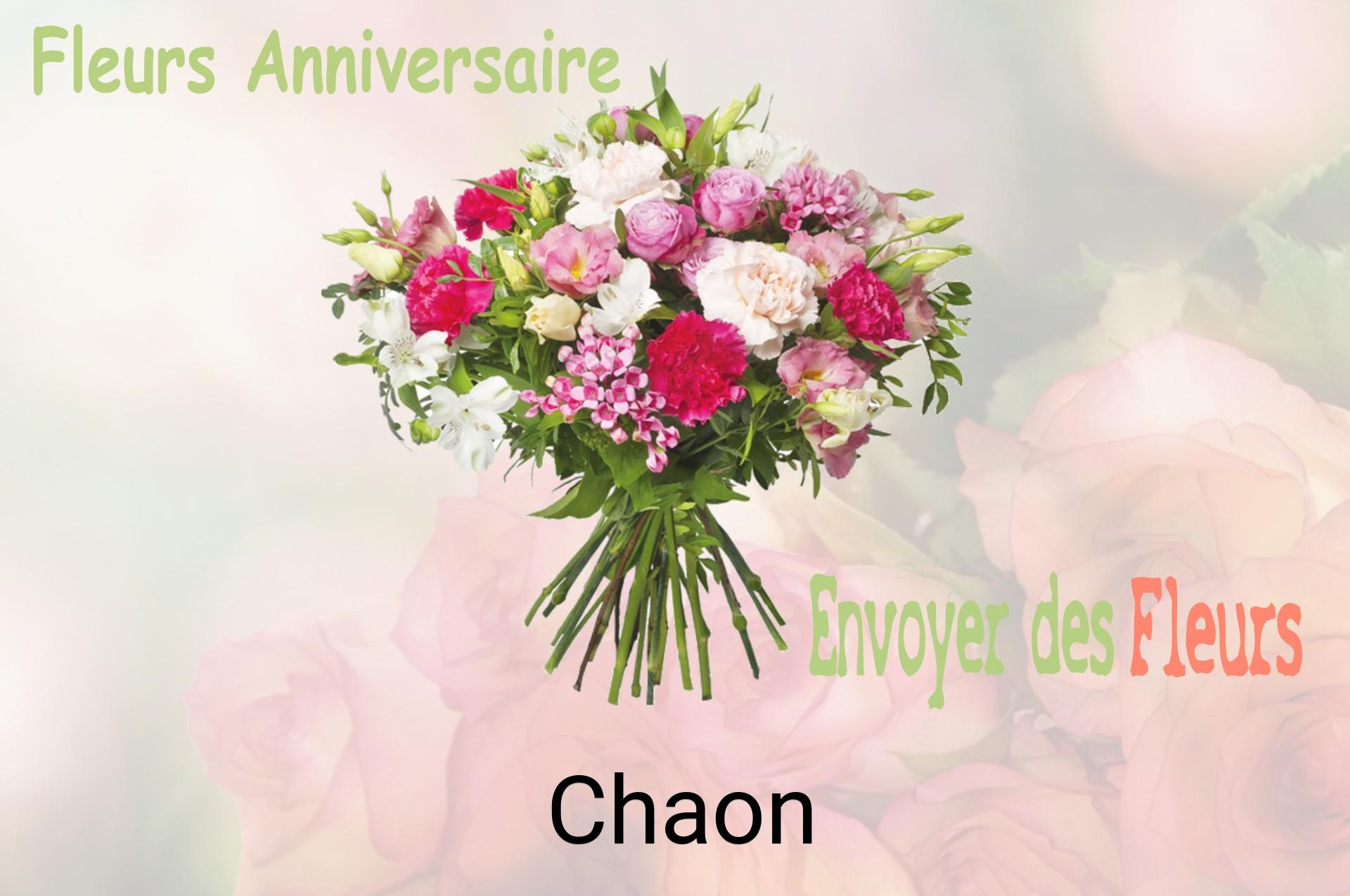 Bouquet de fleurs d’anniversaire livré à Chaon